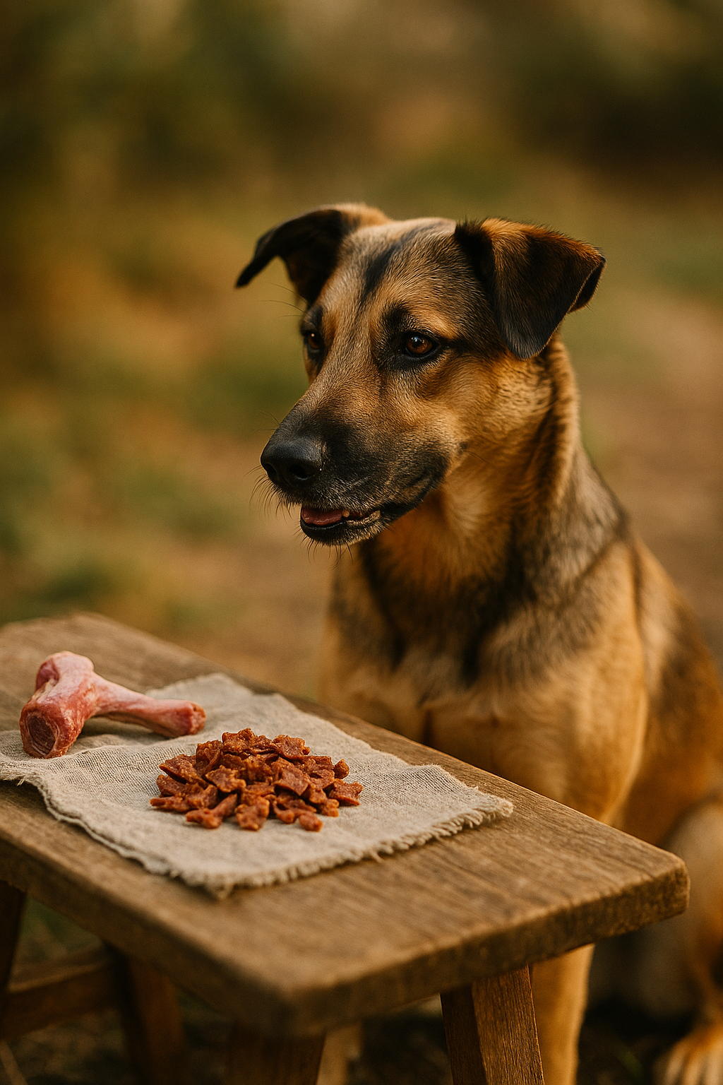 Trainingsschnetzel selbst aus Muskelfleisch trocknen